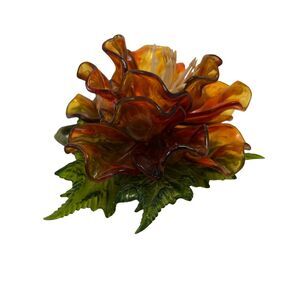 Vintage Lucite Magnolia Flower 1960s Acrylic 9" Mid Century Modern MCM 3D